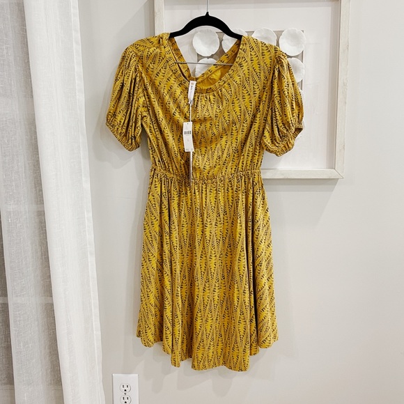 NWT Anthropologie Daily Practice Yellow Dress - Picture 4 of 7